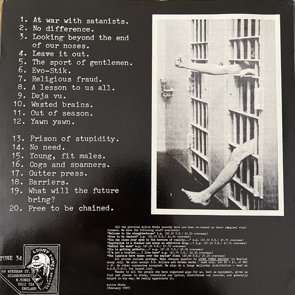 Active Minds (2) : Free To Be Chained (LP,Album)