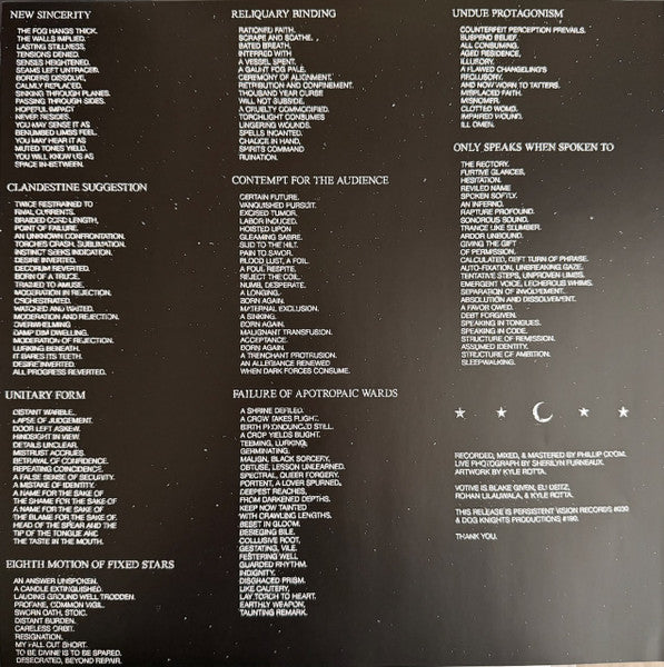 Votive (2) : An Infinite Capacity For Joy (LP,Single Sided,Album,Stereo)