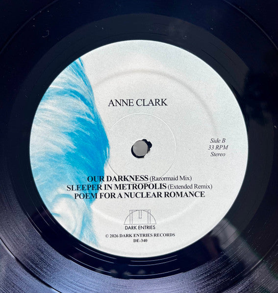 Anne Clark : Our Darkness (12",33 ⅓ RPM,Single,Reissue)