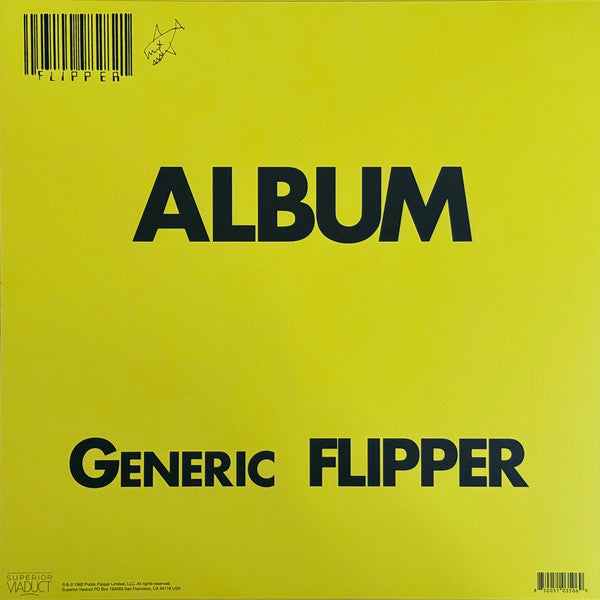 Flipper : Album Generic Flipper (LP,Album,Limited Edition,Reissue)