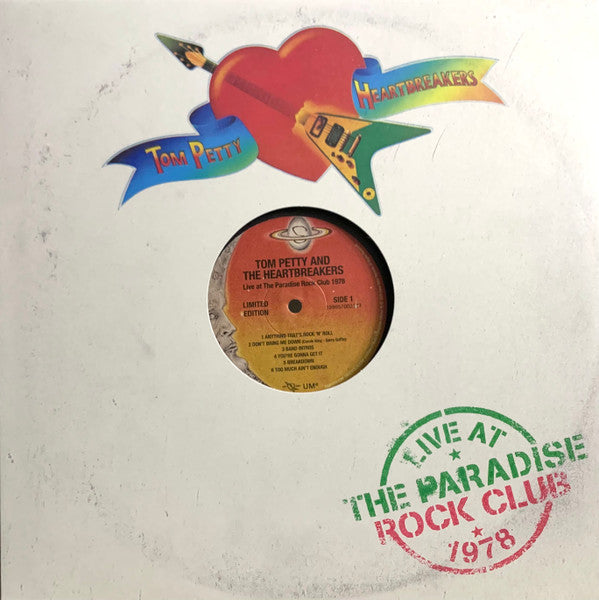 Tom Petty And The Heartbreakers : Live At The Paradise Rock Club 1978 (LP,Record Store Day,Limited Edition)