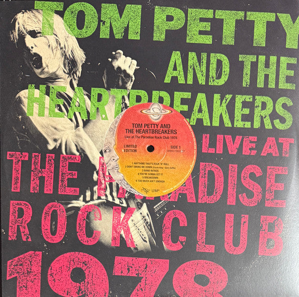 Tom Petty And The Heartbreakers : Live At The Paradise Rock Club 1978 (LP,Record Store Day,Limited Edition)