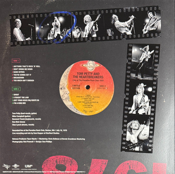 Tom Petty And The Heartbreakers : Live At The Paradise Rock Club 1978 (LP,Record Store Day,Limited Edition)