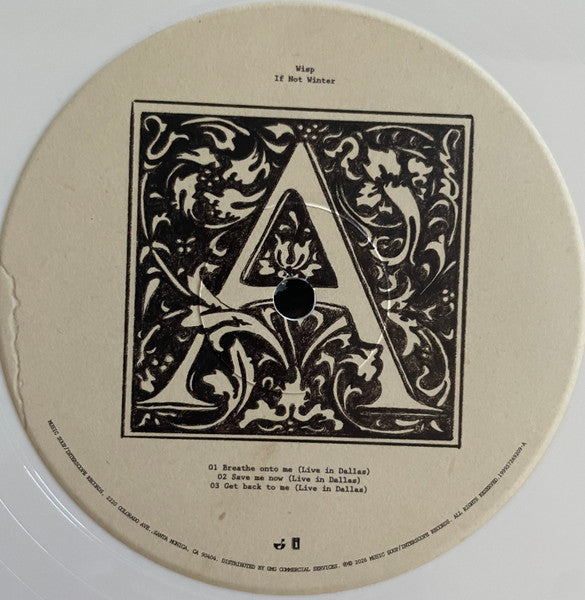 Wisp (5) : If Not Winter (Live Recordings And Acoustic Demos) (LP,EP,Record Store Day)