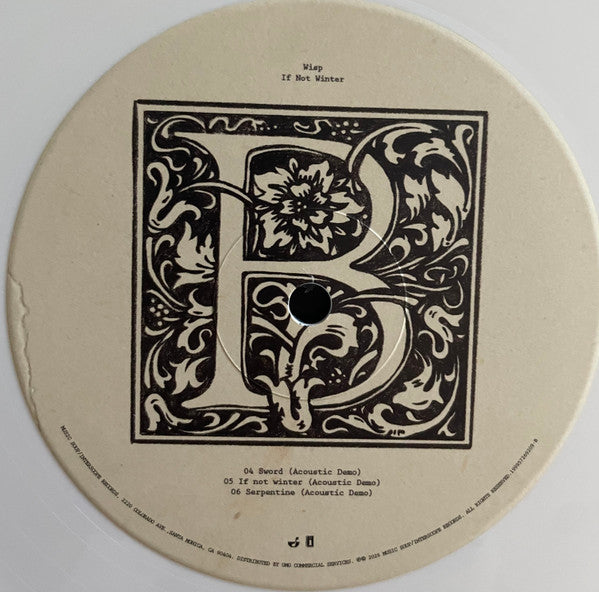 Wisp (5) : If Not Winter (Live Recordings And Acoustic Demos) (LP,EP,Record Store Day)