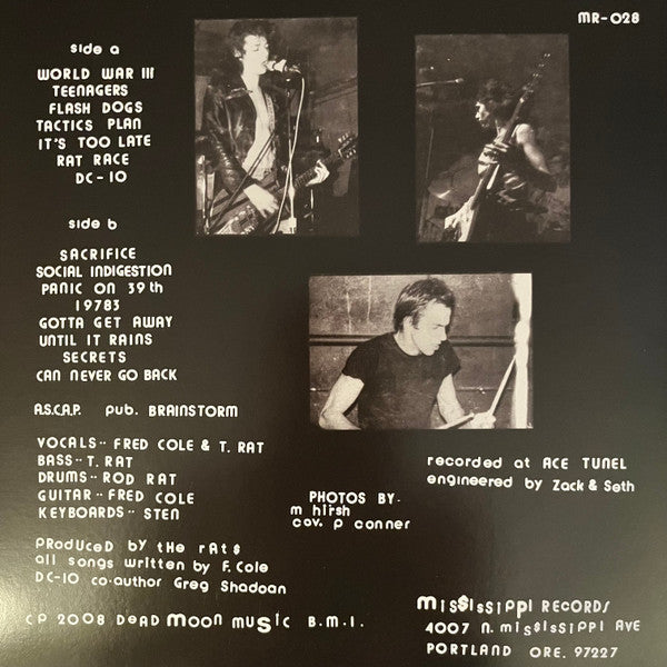 Rats (5), The : The Rats (LP,Album,Reissue,Repress)