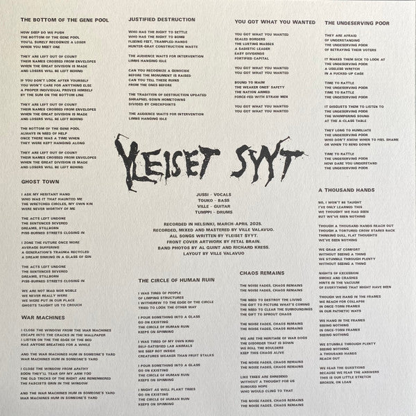 Yleiset Syyt : Saitte Mitä Halusitte (LP,45 RPM,Mini-Album)
