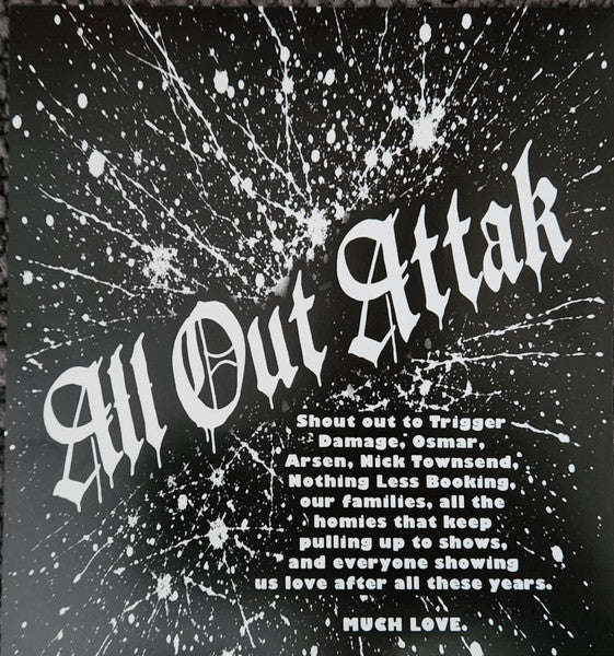 Trigger Damage, All Out Attak (2) : Trigger Damage/All Out Attack Split (7",Limited Edition)