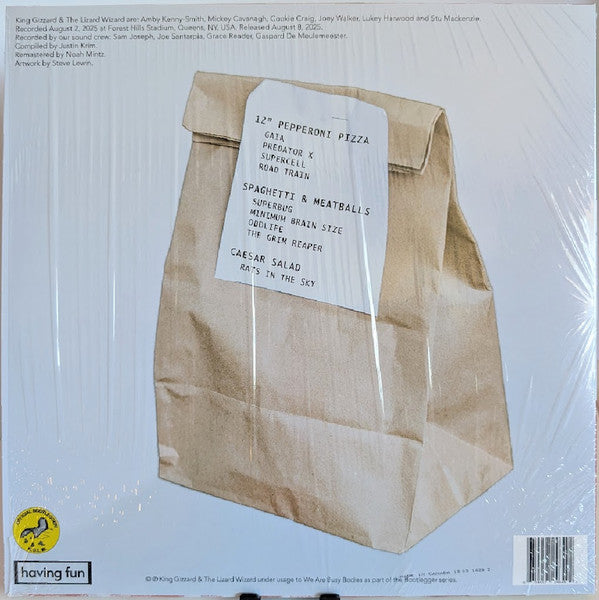 King Gizzard And The Lizard Wizard : Italian Feast (Live In NYC '25) (12",Limited Edition,Picture Disc)