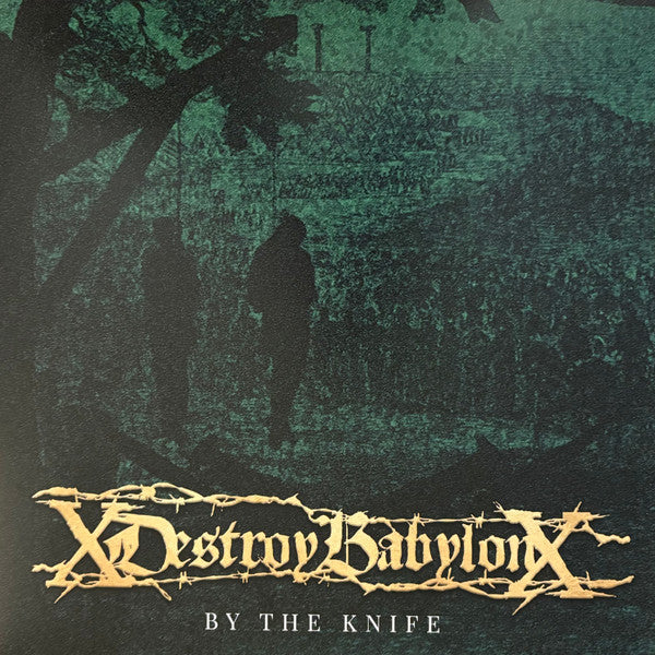 xDestroy Babylonx : By The Knife (LP, Album, Ltd, RE, Met)