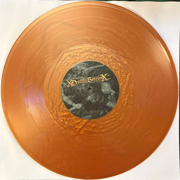 xDestroy Babylonx : By The Knife (LP, Album, Ltd, RE, Met)