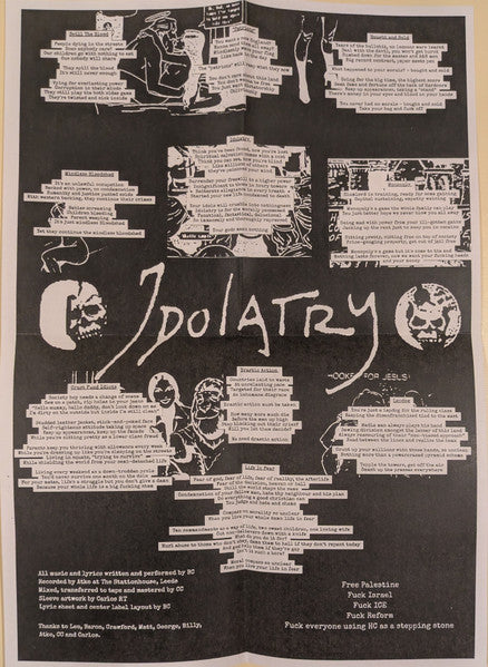 Total Con : Idolatry (7",45 RPM,EP)