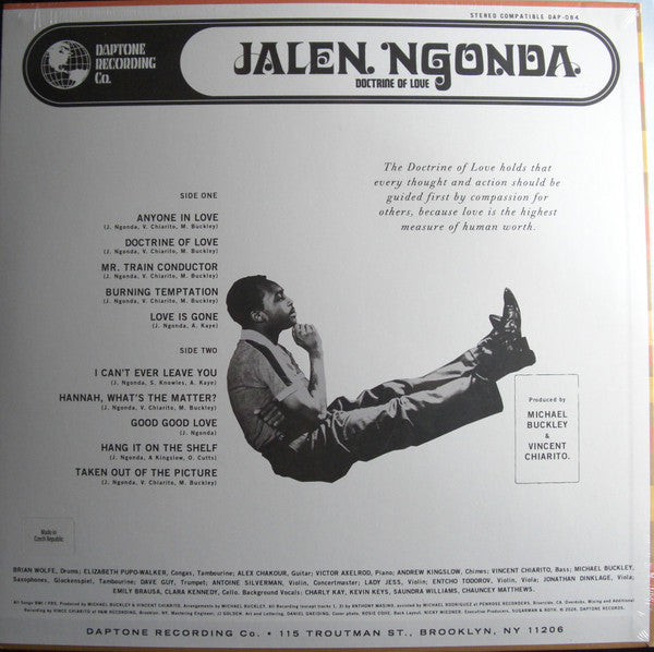 Jalen N'Gonda : Doctrine Of Love (LP,Album)