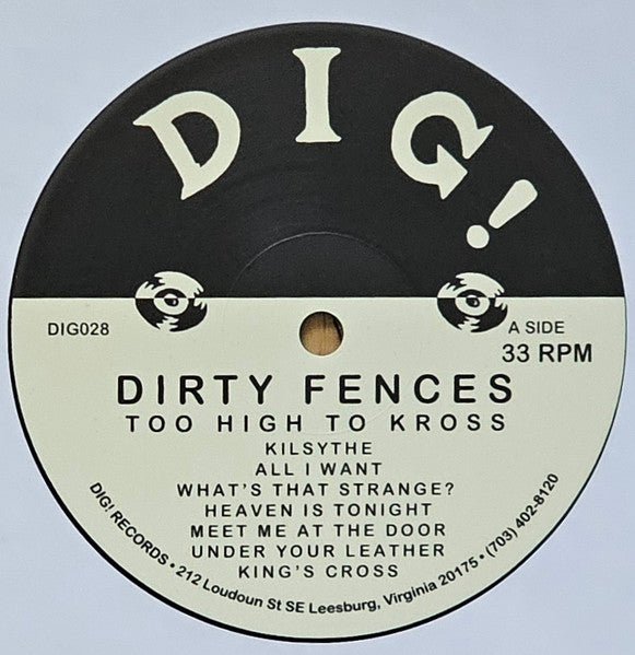 Dirty Fences : Too High To Kross (LP,Album,Stereo)