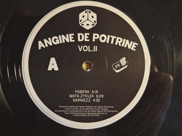 Angine De Poitrine : Vol. II (LP,Album,Repress,Stereo)
