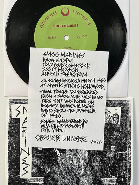 Smog Marines : Scheme (7",45 RPM,Stereo)