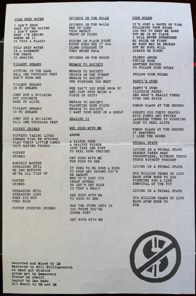 Democracy (2) : Party's Over (LP,Album)