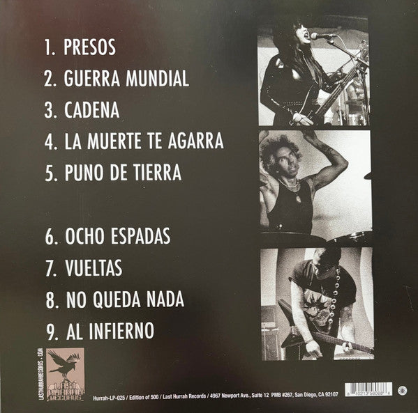 Vueltas : Al Infierno (LP)