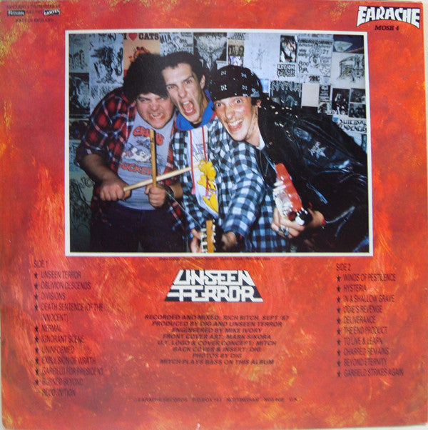 Unseen Terror : Human Error (LP,Album)