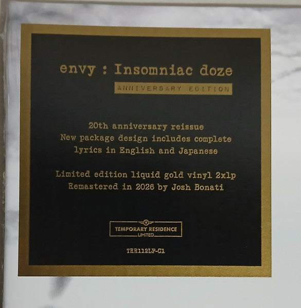 Envy (2) : Insomniac Doze (LP,Album,Reissue)