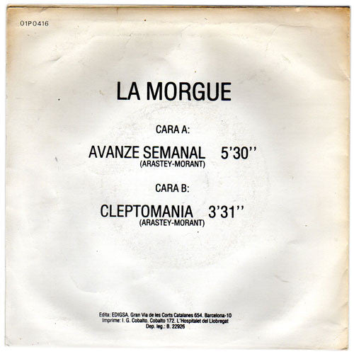 La Morgue : Avanze Semanal / Cleptomania (7", Single, Promo)