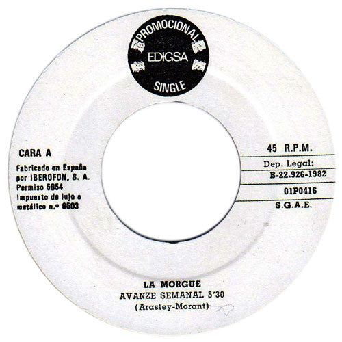 La Morgue : Avanze Semanal / Cleptomania (7", Single, Promo)