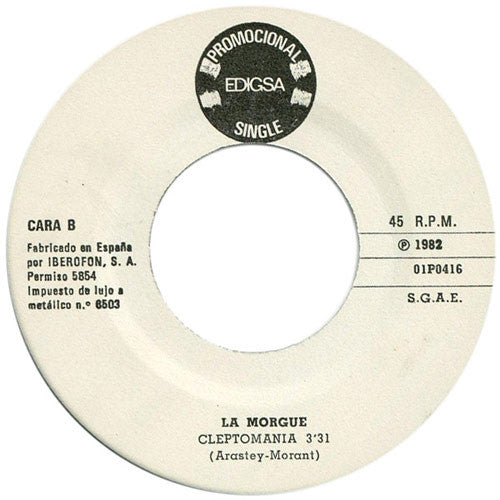 La Morgue : Avanze Semanal / Cleptomania (7", Single, Promo)