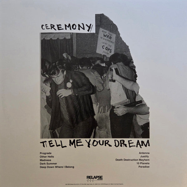 Ceremony (4) : Tell Me Your Dream (LP,Album,Stereo)