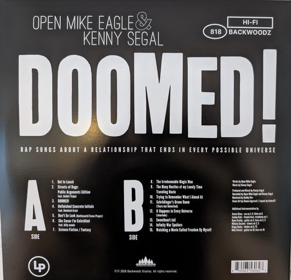 Open Mike Eagle & Kenny Segal : DOOMED! (LP)