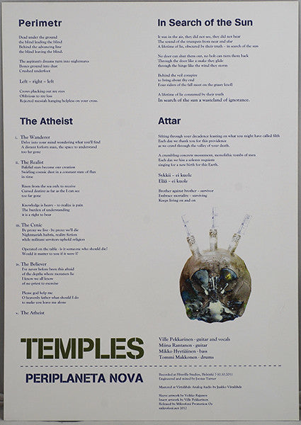 Temples (2) : Periplaneta Nova (LP, Album, Ltd)