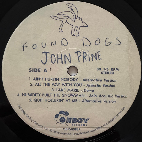 John Prine : Found Dogs (LP,Album,Reissue,Remastered,Stereo)