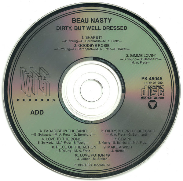 Beau Nasty : Dirty, But Well Dressed (CD, Album)