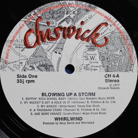 Whirlwind (4) : Blowing Up A Storm (10", Album)