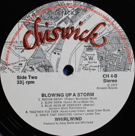 Whirlwind (4) : Blowing Up A Storm (10", Album)