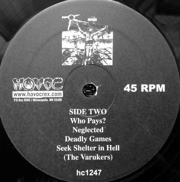 The Varukers : Another Religion Another War (12", RE)
