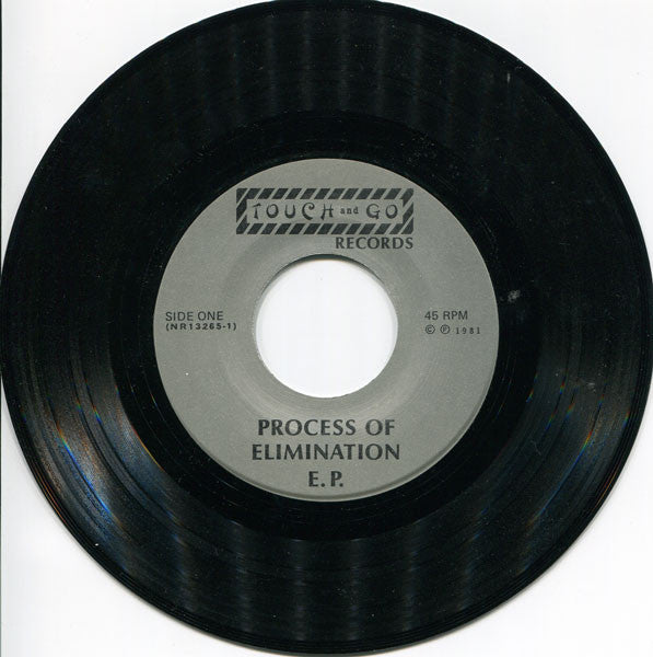 Various : Process Of Elimination E.P. (7",45 RPM,EP,Compilation,Repress)