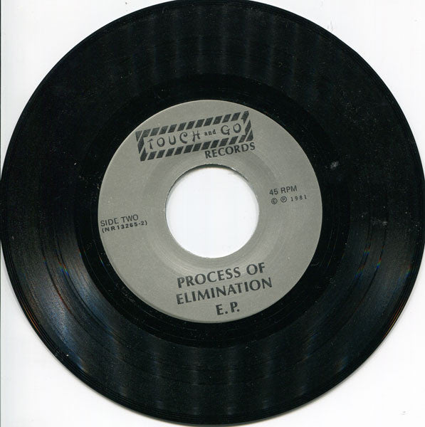 Various : Process Of Elimination E.P. (7",45 RPM,EP,Compilation,Repress)