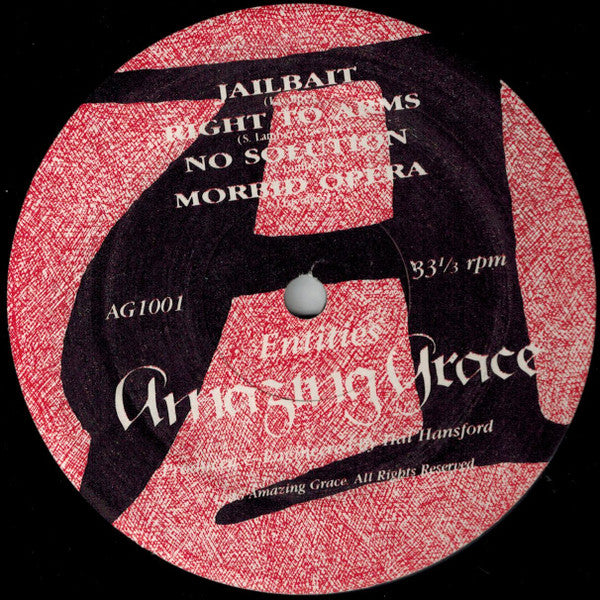 Amazing Grace (4) : Entities (LP,Album)