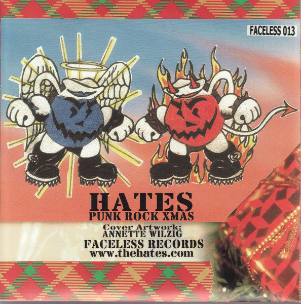 Hates : Punk Rock Xmas (7", Red)