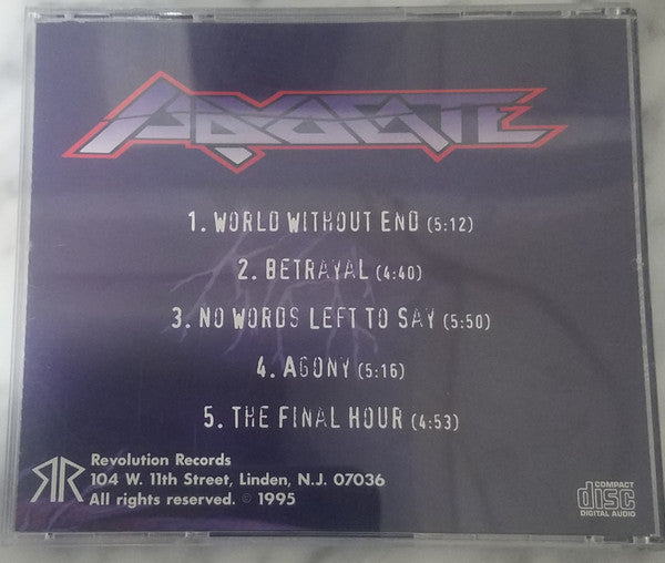 Advocate (4) : World Without End (CD, EP)