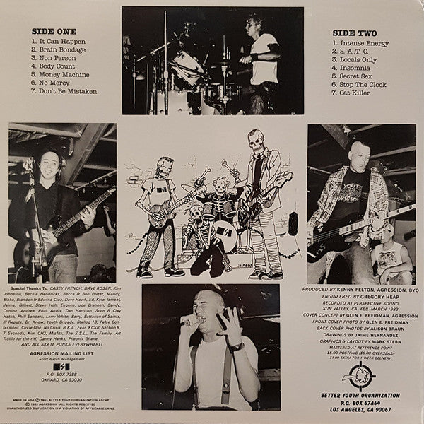 Agression : Don't Be Mistaken (LP,Album,Reissue)