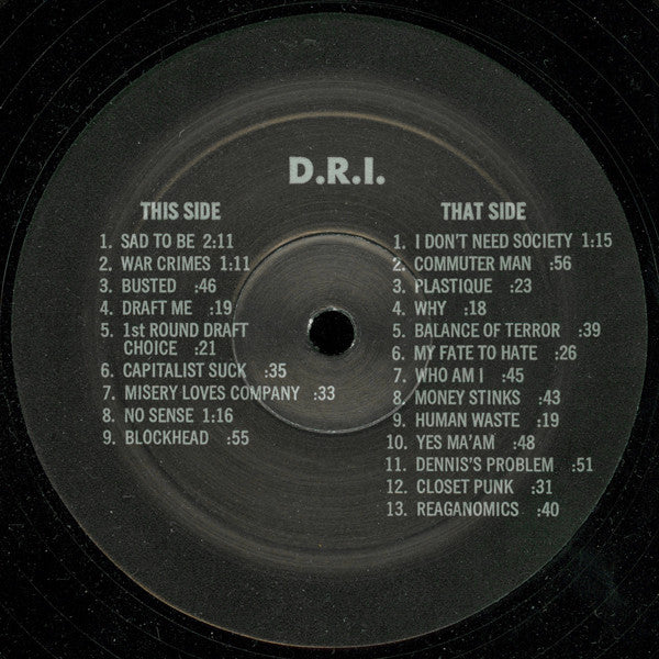 Dirty Rotten Imbeciles : Dirty Rotten LP (LP,Album,Reissue)
