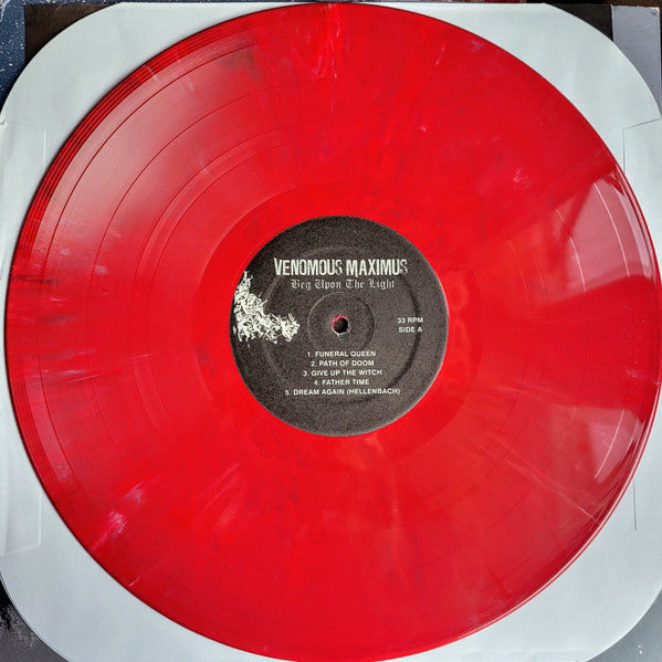 Venomous Maximus : Beg Upon The Light (LP, Album, Red)