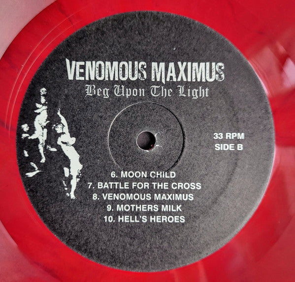 Venomous Maximus : Beg Upon The Light (LP, Album, Red)