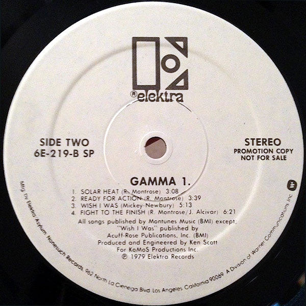 Gamma (5) : Gamma 1 (LP, Album, Promo, SP )