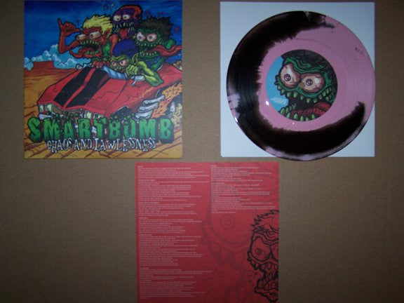 Smartbomb : Chaos And Lawlessness (7", EP, Pin)