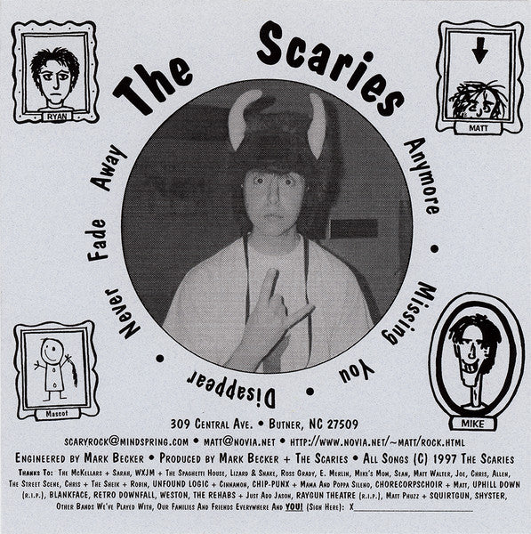Scaries, The : Missing You (7",EP,33 ⅓ RPM)