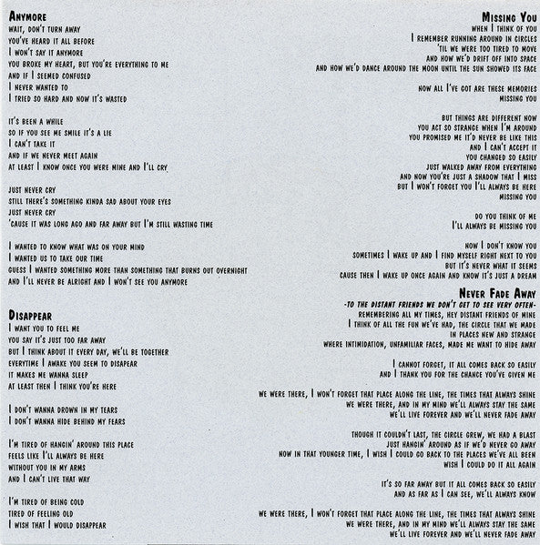 Scaries, The : Missing You (7",EP,33 ⅓ RPM)