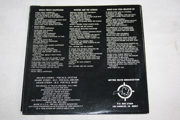 Youth Brigade : What Price Happiness (7", EP, Red)