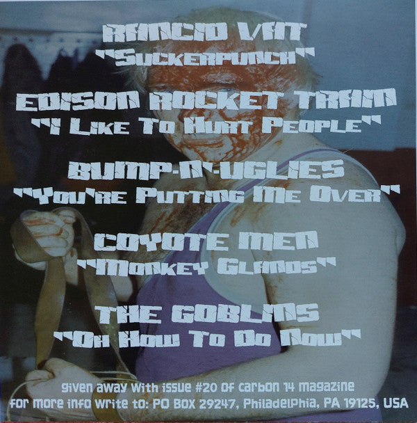 Various : Carbon 14 Wrestling Federation Presents: A Night Of Champions (7",EP,Compilation,33 ⅓ RPM)